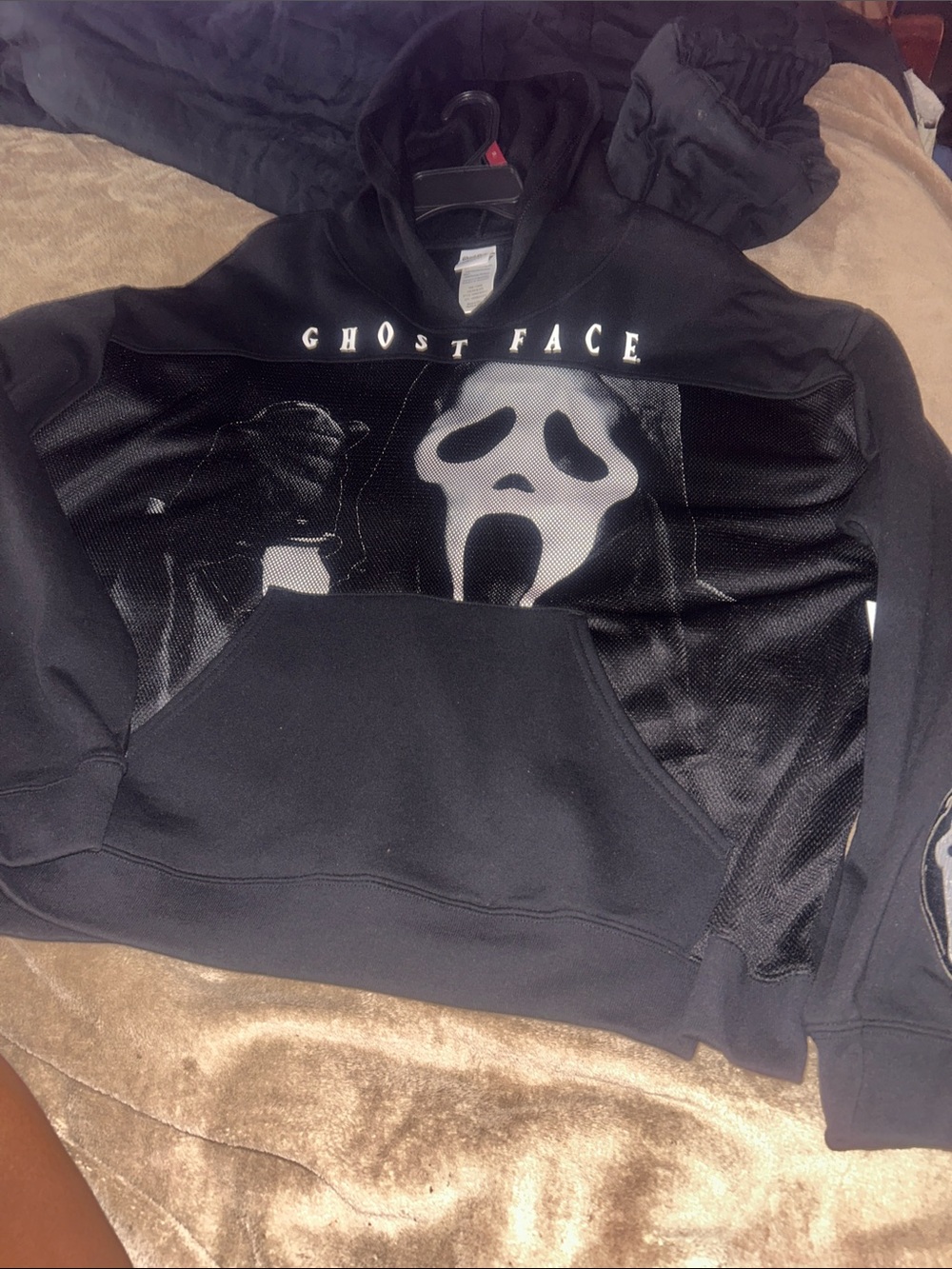 Ghost Face Black Men hoodie